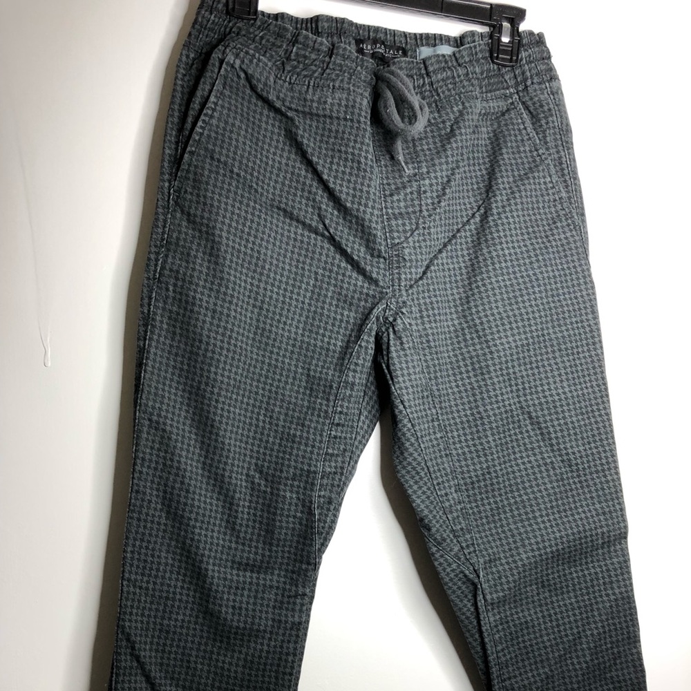 Dark Gray Houndstooth Joggers